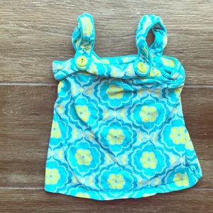 Gap Blue Floral Top in 3t